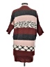 M Missoni Color Block Burgundy Pullover Sweater Size S - photo 2