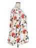 Mario Serrani 100% Polyester Floral Orange 3/4 Sleeve Blouse Size XXL - photo 4
