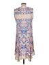 BCBGMAXAZRIA Paisley Tan Casual Dress Size L - photo 2