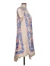 BCBGMAXAZRIA Paisley Tan Casual Dress Size L - photo 4