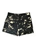 Ann Taylor 100% Polyester Print Gold Shorts Size 14 - photo 2