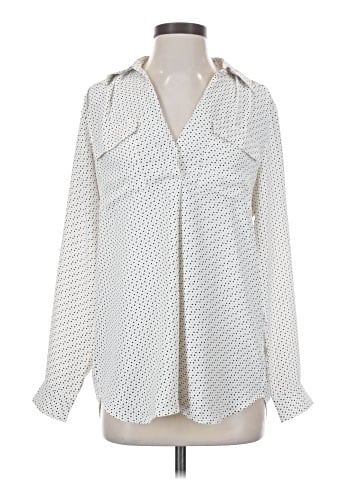 Ann Taylor Long Sleeve Blouse (view 1)