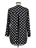 Daniel Rainn 100% Polyester Polka Dots Black Long Sleeve Blouse Size M - photo 2