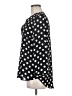 Daniel Rainn 100% Polyester Polka Dots Black Long Sleeve Blouse Size M - photo 5