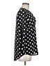 Daniel Rainn 100% Polyester Polka Dots Black Long Sleeve Blouse Size M - photo 4