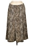 Elementz Animal Print Brown Casual Skirt Size L (petite) - photo 1