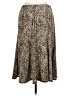 Elementz Animal Print Brown Casual Skirt Size L (petite) - photo 2