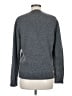 Express 100% Lambswool Gray Wool Pullover Sweater Size M - photo 2