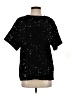 H&M Stars Black Short Sleeve Blouse Size S - photo 1