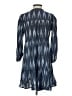 Madison Chevron-herringbone Blue Casual Dress Size S - photo 2