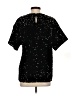 H&M Stars Black Short Sleeve Blouse Size S - photo 2