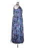Candalite 100% Polyester Floral Blue Casual Dress Size 2X - photo 4