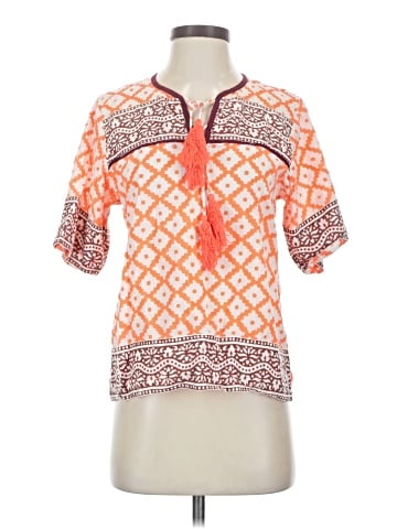 SZ Blockprints Short Sleeve Blouse (view 1)
