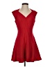 Calvin Klein Solid Red Cocktail Dress Size 2 - photo 1