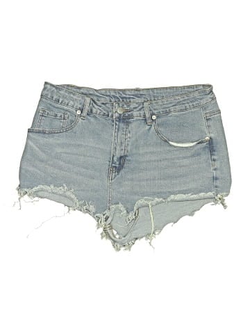 Shein Curve Denim Shorts (view 1)