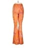 Zara Paisley Orange Casual Pants Size M - photo 2