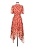 MELLODAY 100% Polyester Paisley Orange Cocktail Dress Size S - photo 2