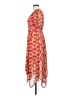 MELLODAY 100% Polyester Paisley Orange Cocktail Dress Size S - photo 5