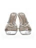 Paige 100% Leather Silver Wedges Size 6 1/2 - photo 2