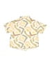 Zara Print Yellow Short Sleeve Button-Down Shirt Size 3 - 4 - photo 2