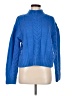MNG Solid Blue Turtleneck Sweater Size M - photo 1
