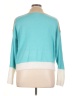 Major Label Group Graphic Teal Pullover Sweater Size XL - photo 2