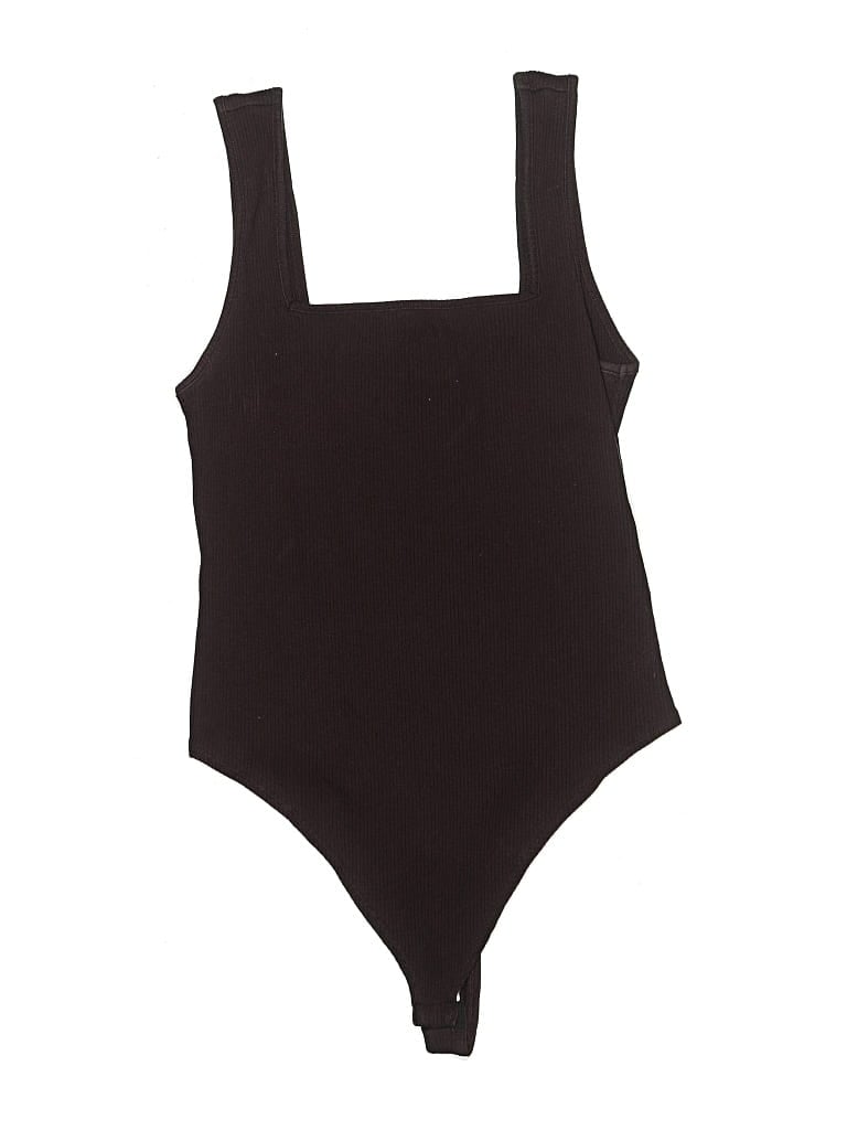 Pre-owned Topshop Bodysuit In Black