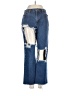 DKNY Jeans 100% Cotton Color Block Blue Jeans Size 4 - photo 1