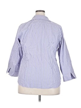 Lands' End 3/4 Sleeve Button-Down Shirt (view 2)
