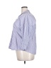Lands' End 100% Baumwolle Stripes Blue 3/4 Sleeve Button-Down Shirt Size 20 - photo 5