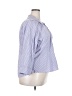 Lands' End 100% Baumwolle Stripes Blue 3/4 Sleeve Button-Down Shirt Size 20 - photo 4