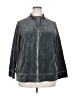 Coldwater Creek Gray Track Jacket Size 2X - photo 1