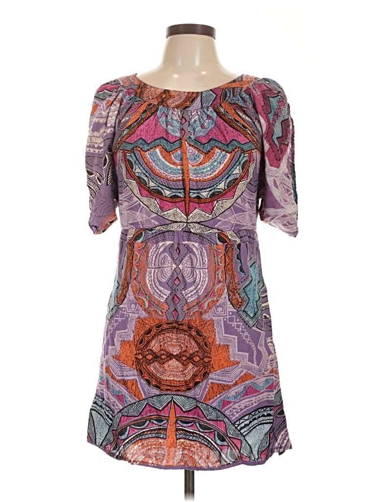 Pre-owned Angie Cocktail Dress In Purple