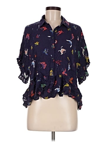 Maeve by Anthropologie Short Sleeve Blouse (view 1)