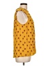 Old Navy 100% Rayon Yellow Sleeveless Blouse Size L - photo 4