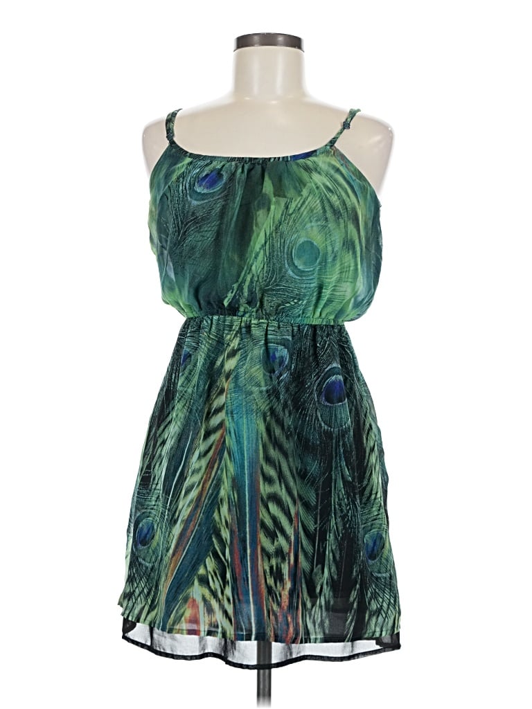 Pre-owned Forever 21 Cocktail Dress In Green