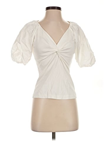 Tanya Taylor Short Sleeve Blouse (view 1)
