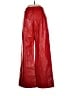 Line & Dot Red Faux Leather Pants Size S - photo 2