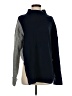 360 Cashmere Color Block Blue Turtleneck Sweater Size S - photo 1