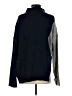 360 Cashmere Color Block Blue Turtleneck Sweater Size S - photo 2