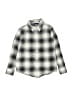 Janie and Jack 100% Cotton Plaid Gray Long Sleeve Button-Down Shirt Size 4 - photo 1