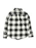 Janie and Jack 100% Cotton Plaid Gray Long Sleeve Button-Down Shirt Size 4 - photo 2