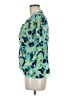 CAbi 100% Polyester Green Short Sleeve Blouse Size M - photo 5