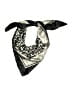 Unbranded 100% Polyester Animal Print Black Ivory Scarf One size - photo 1