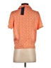 Eclair Orange Short Sleeve Blouse Size S - photo 2