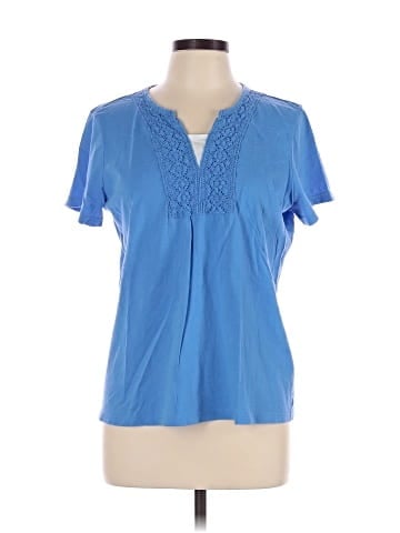 Basic Editions Short Sleeve Blouse (view 1)