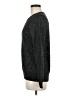 Basic Editions Metallic Black Pullover Sweater Size M - photo 5