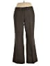 J.Jill 100% Polyester Tweed Brown Dress Pants Size 14 - photo 1