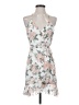 Lovers + Friends 100% Polyester Floral White Cocktail Dress Size S - photo 1
