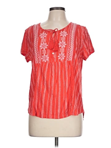 Style&Co Short Sleeve Blouse (view 1)